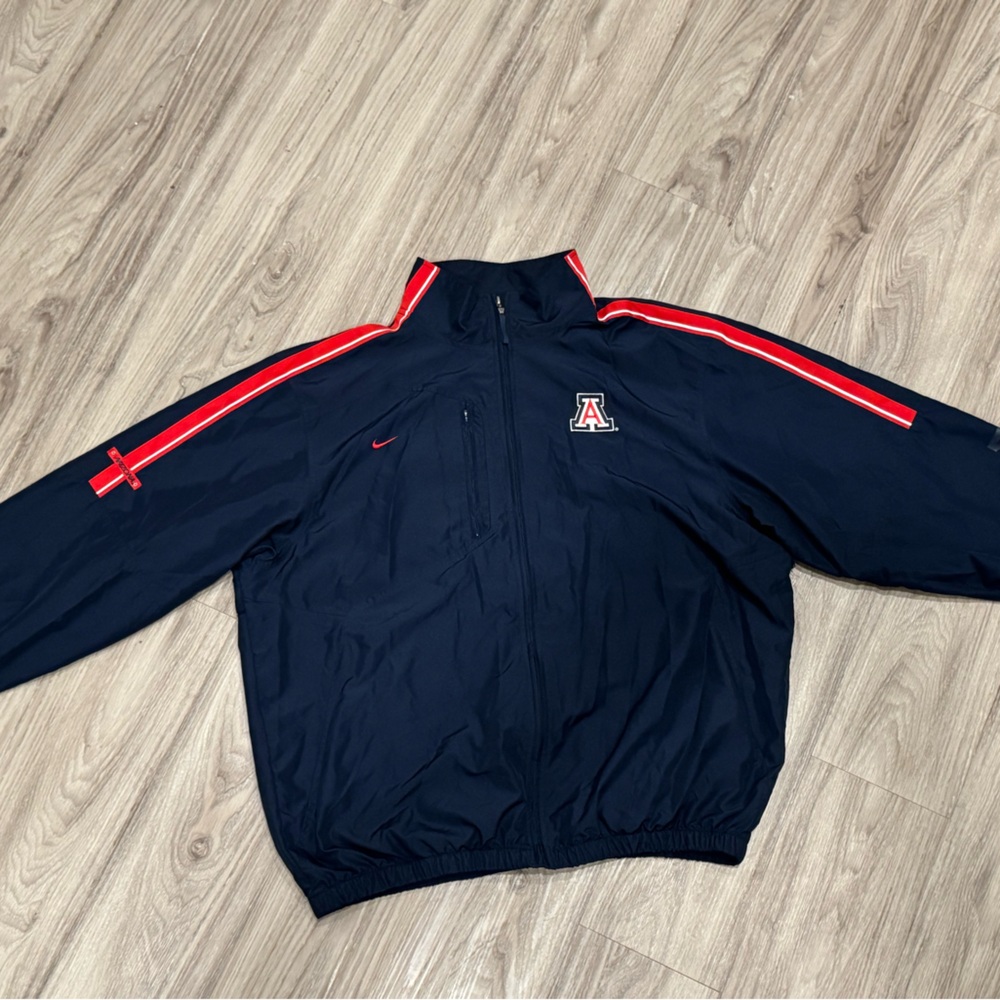Vintage Nike Men's Navy Jacket Arizona Wildcats